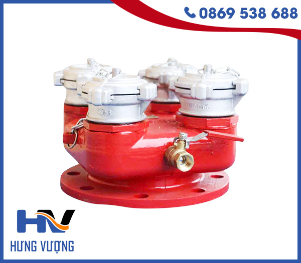Họng tiếp nước 4 cửa